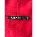 Ralph Lauren Lauren Red Knit Dress Long Sleeve Collared Casual Tunic Photo 2