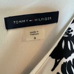 Tommy Hilfiger  Sz 8 Woman's Light Pink/Navy Floral Sleeveless Lined Career Dress Photo 6