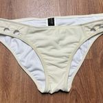 Laundry by Shelli Segal Laundry Shelli Segal Off White Cream Bandeau Bikini Swim Suit 2PC Size Medium Photo 3