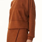 Lanston women suede front slit congac small skirt western concert‎ Photo 0