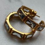 NWOT Julie Vos Hoop Earrings Gold Photo 6