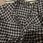 Madewell  Latitude Check Shirt Dress in True Black Small Photo 12