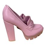 WOMEN'S RAG & CO CORINNE HEELED LOAFERS Baby Pink Size 8 Preppy Acadamia Photo 2