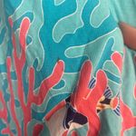 Tori Richard  Finding Tori Darlene coral reef turquoise fia dress size medium Photo 2