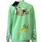 Disney NWT  Chip & Dale , Mickey , Goofy Chill Calm Picnic Fun Y2K Sweatshirt Photo 3