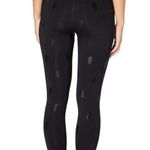 Beyond Yoga High Waisted Leggings Sz M Black Novelty Print Pineapple Photo 1