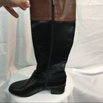 Bandolino Tall Black Brown Vegan Leather Buckle Zip Up Boot Size 61/2 Photo 7