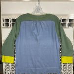 Title Nine Women's Large Multi-Color Colorblock Cardigan V-Neck Sweater Photo 3