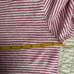 C&C California  Light Red Striped Linen Hoodie Size 1X NWT Photo 2