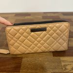 Kurt Geiger  London Quilted Leather Zip Around Wallet Light Brown NWOT Photo 1