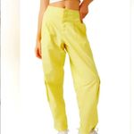 Free People Movement Mesmerize Me Cargo Pants in Afterglow sz medium NWOT Yellow Photo 5