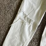 ZARA  Women's Boot Cut Jeans - White Photo 3