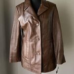 Anne Klein Leather Jacket with removable Faux Fir lining NWT Photo 8