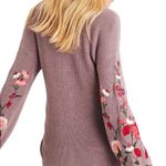 American Eagle AEO Floral Sleeve Embroidery Sweater Size Xs  Photo 1