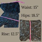 LuLaRoe Tall & Curvy Leggings Blue Gothic Cameo Pattern Fading Soft Stretch Photo 4