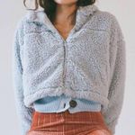 Urban Outfitters UO BDG Hooded Cropped Teddy Jacket Photo 0