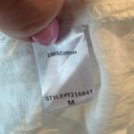 Tuckernuck Pomander Place x  - White Mini Carolina Caftan Swim Cover-Up Sz M Photo 5