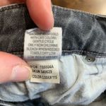 RSQ  Tilly Size 27 Shorts Cuffed Exposed Button Up Distress Mid Rise Women's Gray Photo 4