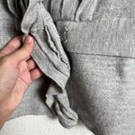 BCBGMAXAZRIA Gray Ruffle Wool Long Sleeve Cardigan Sweater Size Small Photo 8