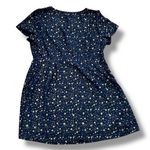 Allegra K  Woman Blue Dress XL Star Smocked Whimsigoth ACOTAR Celestial Fairy Photo 2