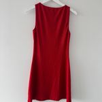 Reformation  Nataly Red Sparkle Mini Dress Photo 6