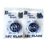 New Blue Mountain Beads Art Glass Necklace Pendants Photo 1