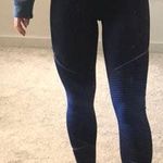 Under Armour Blue Patterned Leggings Photo 0