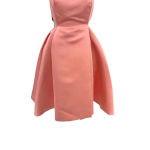 Halston Heritage  Cut Out Dress Parfait Pink Fit & Flare Size 6‎ Photo 3