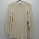 Old Navy Cream Crewneck Knit Sweater Size Small Oversized Fall Classic Photo 0