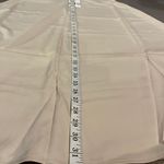 ZARA A-line Midi Satin Beige Skirt Size XS Photo 4