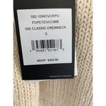 RE/DONE $450 NWT x POPEYE 50s IVORY CLASSIC CREWNECK SWEATER SZ SMALL Photo 7