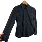 J.Crew Slim Stretch Perfect Shirt Black Watch Royal Tartan Plaid Holiday Sz 4P Photo 9