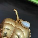 Vintage 70’s AVON Signed Gold with Pearl Perfume Locket Brooch Photo 6