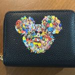 Disney Character Black Wallet double zipper Photo 0