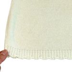 Vintage Chelsea Gardens Knit Embroidered Floral Summer Sweater Cream Size Large Photo 7