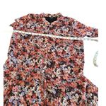 VICI  Women's Floral Print Balloon Sleeves Dress Tie Waist Flowy Skirt Spring M Photo 8