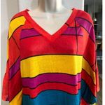 Romeo + Juliet Couture Like new  colorful butterfly sleeve top. Sz M Photo 2
