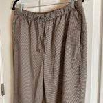 Nicole Miller Women's Plaid Pants, Front Pockets, Drawstring Size 8 Photo 2