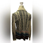 Staring At Stars  Beige Geometric Knit Open Front Cardigan | Women's S Photo 1