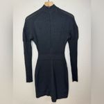 Vintage 1990’s Azzedine Alaïa Designer Black Wool Honeycomb Knit Mini Dress XS Photo 7