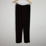 Chico's 3 Travelers Pants Womens XL Brown Slinky Pull On Stretch Wide Leg Ankle Photo 7