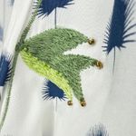 Skemo Kalapa Tie Long Dress Medium Handmade Maxi Embroidered Cutout Resort‎ Chic White Photo 3