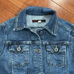 AG Adriano Goldschmied  EMILY Women's Blue Denim Jean Jacket Med Wash Size S Photo 3