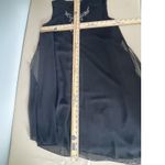 Elie McCarthy black slinky rhinestone fabulous Size large sleeveless dress Photo 10