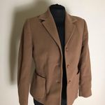 Petite Sophisticate Petite Sophisticates Tan Cashmere Blend Blazer Photo 3