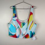 Fabletics  Lydia Built-In Bra Tank Top Multicolor Print Photo 1