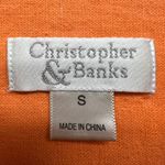 Christopher & Banks  Linen Blend Cowgirl Cottage Coastalgirl Academia Shirt Small Photo 1