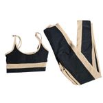 Beach Riot  Colorblock Black/ Tan Size: XS Photo 1