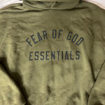 Authentic Fear of God Essentials hoodie Green Size XS Photo 1