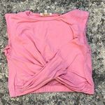boutique pink crop top Size L Photo 0